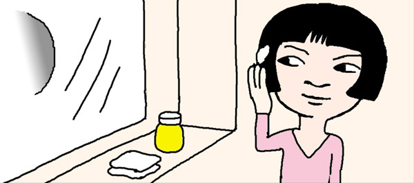 ガムがくっついてしまったら
