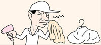 服に焼肉のにおいが付いてしまったら