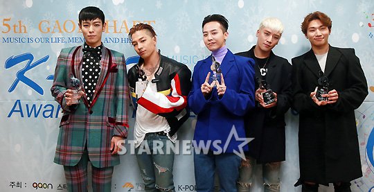 BIGBANG、中国QQミュージック・アワードで4冠