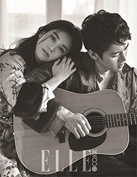 【フォト】ユ・ヨンソク&ハン・ヒョジュ、カップルでグラビアに=「ELLE」