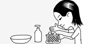 せっけんが小さくなってしまったら