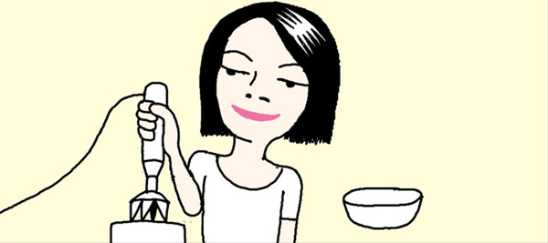 ミキサーの刃に異物が詰まった時は