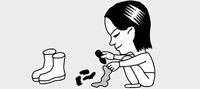 冬物ブーツの変形を防ぐには
