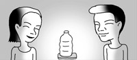 スマホをランプ代わりに