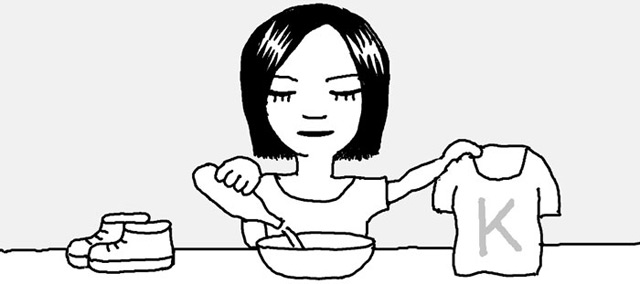 黄ばんだ服の色に戻すには