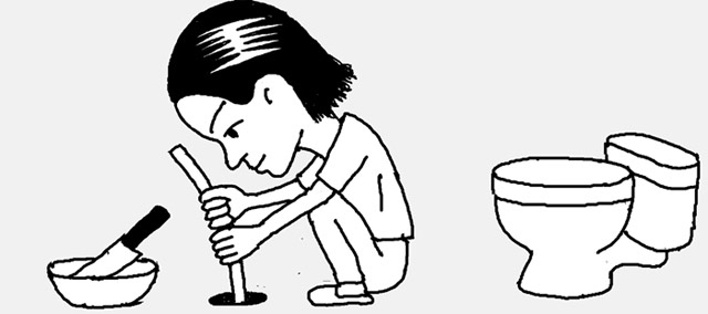 トイレやユニットバスの排水口が詰まった時は