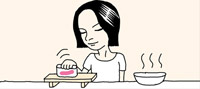 缶詰からハムを簡単に取り出すには