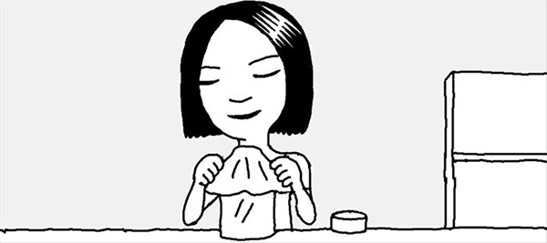 ガラス瓶のふたを閉める時は