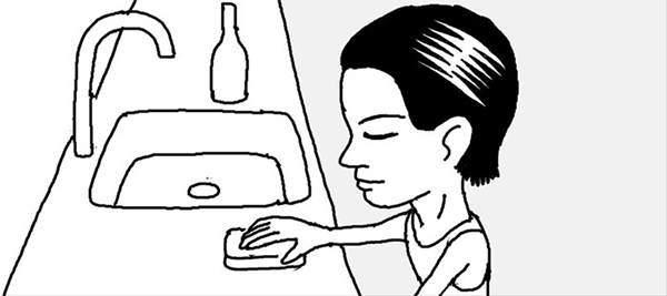 シンクの油汚れには