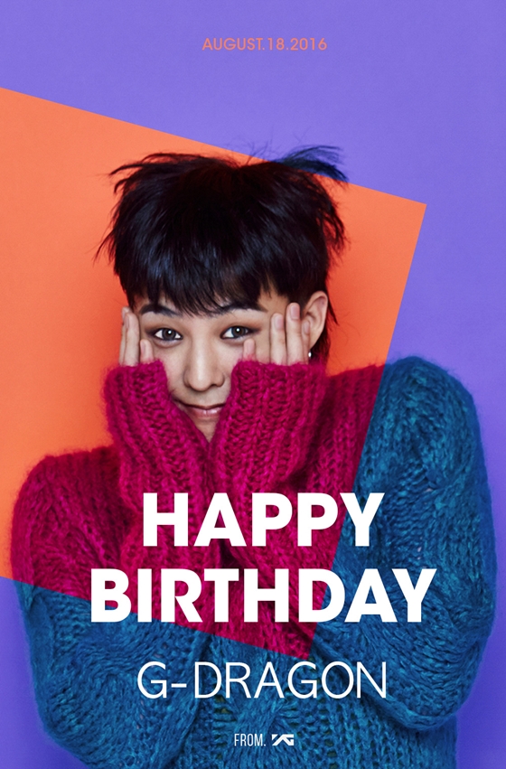 G-DRAGONが誕生日画像公開