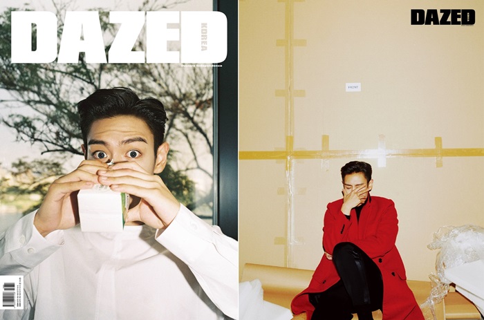 BIGBANG10周年記念ファッショングラビア＝「DAZED KOREA」