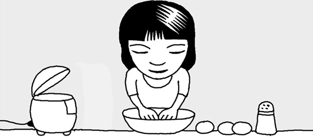 電気炊飯器で作れる麦飯石焼き卵