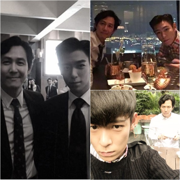 T.O.P＆イ・ジョンジェ、イケメン2ショットin香港