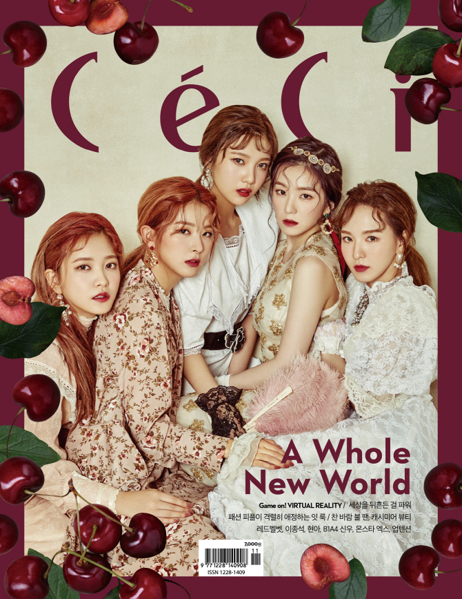 「CeCi」韓国版＆中国版の表紙を飾るRed Velvet