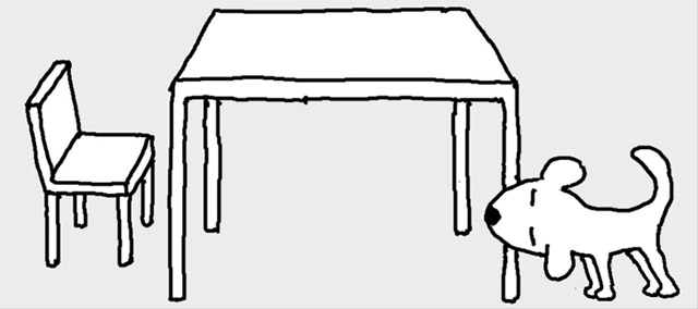 犬が家具をかむ時は