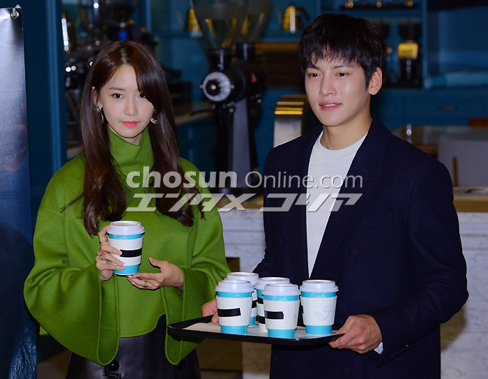 【フォト】少女時代ユナ＆チ・チャンウク「コーヒー配達にきました」