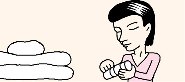 布団・衣類に付いた髪の毛を取るには