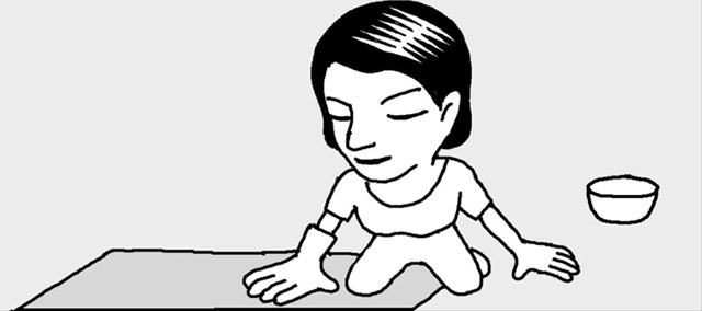 カーペットに付いたほこりは