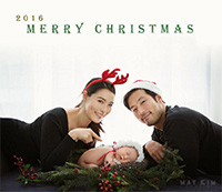 元ASカヒ、家族と一緒に「メリークリスマス」