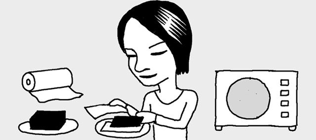海苔を数枚一度に焼くには