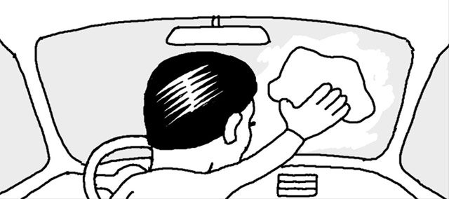 車の曇り止めにはシェービングクリーム