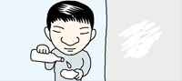 シールをはがした跡を消すには