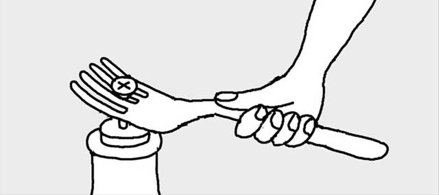 ワインオープナーがない時は