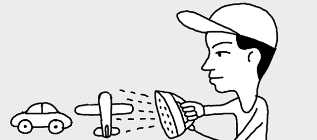 おもちゃの消毒はスチームアイロンで