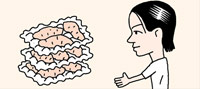 サツマイモを長期間保存する時は