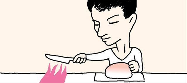 柔らかいパンをきれいに切るには