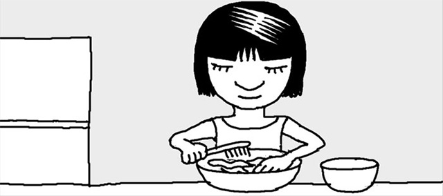 ネギの根は乾燥させて冷凍庫で保存
