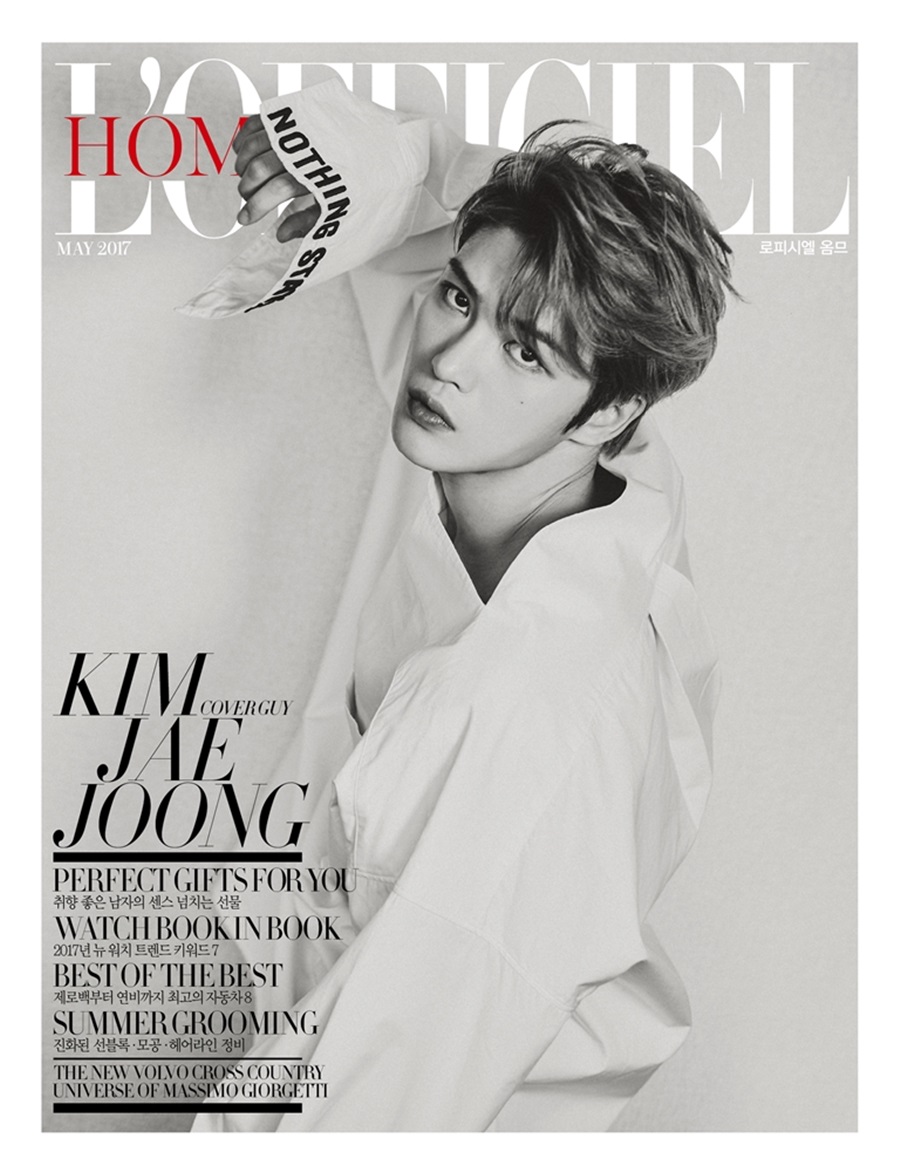 JYJジェジュン「L’OFFICIEL HOMMES」グラビア＆インタビュー