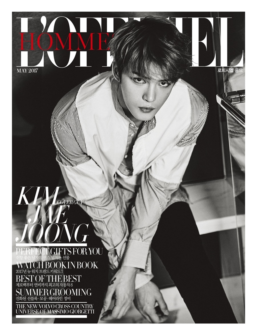 JYJジェジュン「L’OFFICIEL HOMMES」グラビア＆インタビュー