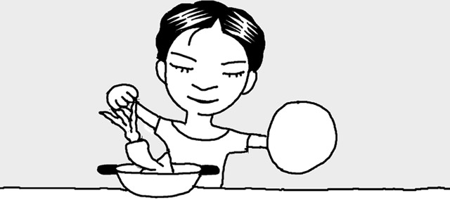 イカを水なしでゆでるには