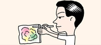 ファスナー付きビニール袋で真空包装