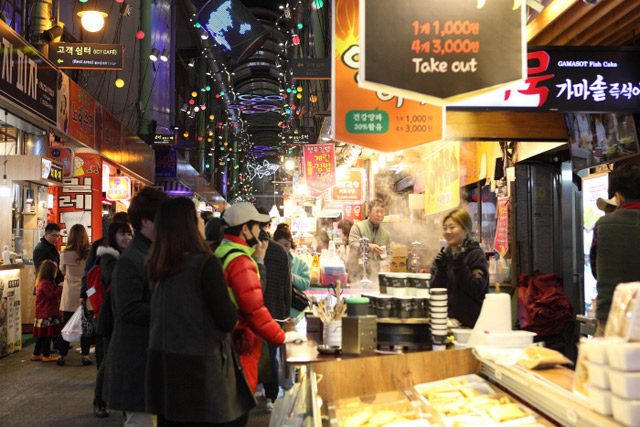 韓国初の常設夜市、富平カントン市場へレッツゴー！