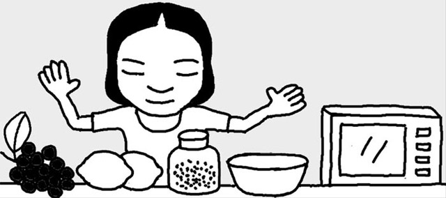 15分でブルーベリージャム作り