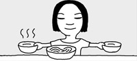 ビビン麺のコシを強くするには