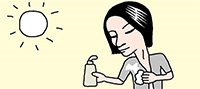 日焼け止めが服に付いてしまったら