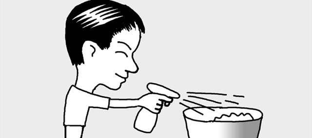 生ゴミにたかる小バエには