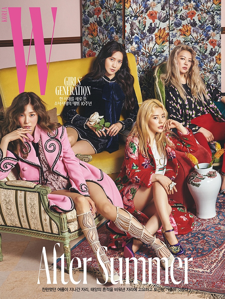 デビュー10周年の少女時代、魅力アピール＝「W Korea」