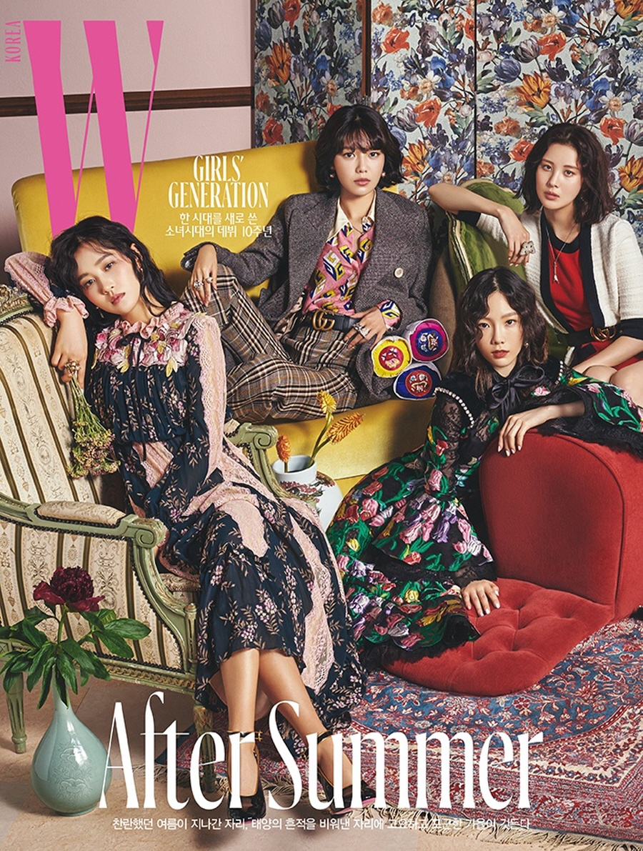 デビュー10周年の少女時代、魅力アピール＝「W Korea」