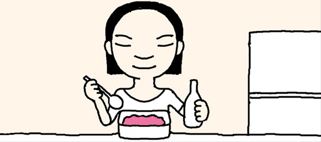 肉を保存するときは食用油を塗って