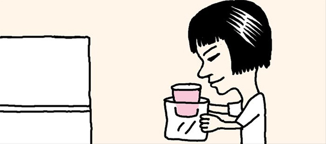 ファミリーサイズのアイスクリームは