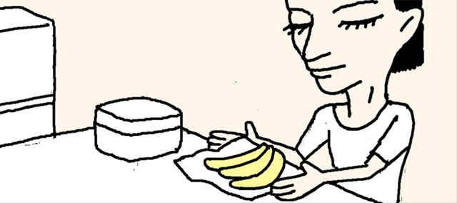 バナナを長持ちさせるには