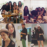 ユナ&ヒョジン&イェジン&ジウォン、仲良し女優4人でパチリ