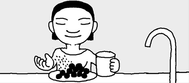 ブドウをきれいに洗うには