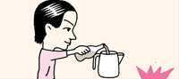 電気ポットの水あかをきれいにするには