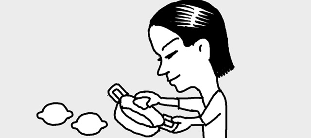 鍋の油汚れはレモンで