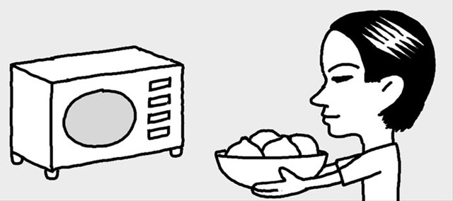 タマネギを切る時、涙が出にくくするには